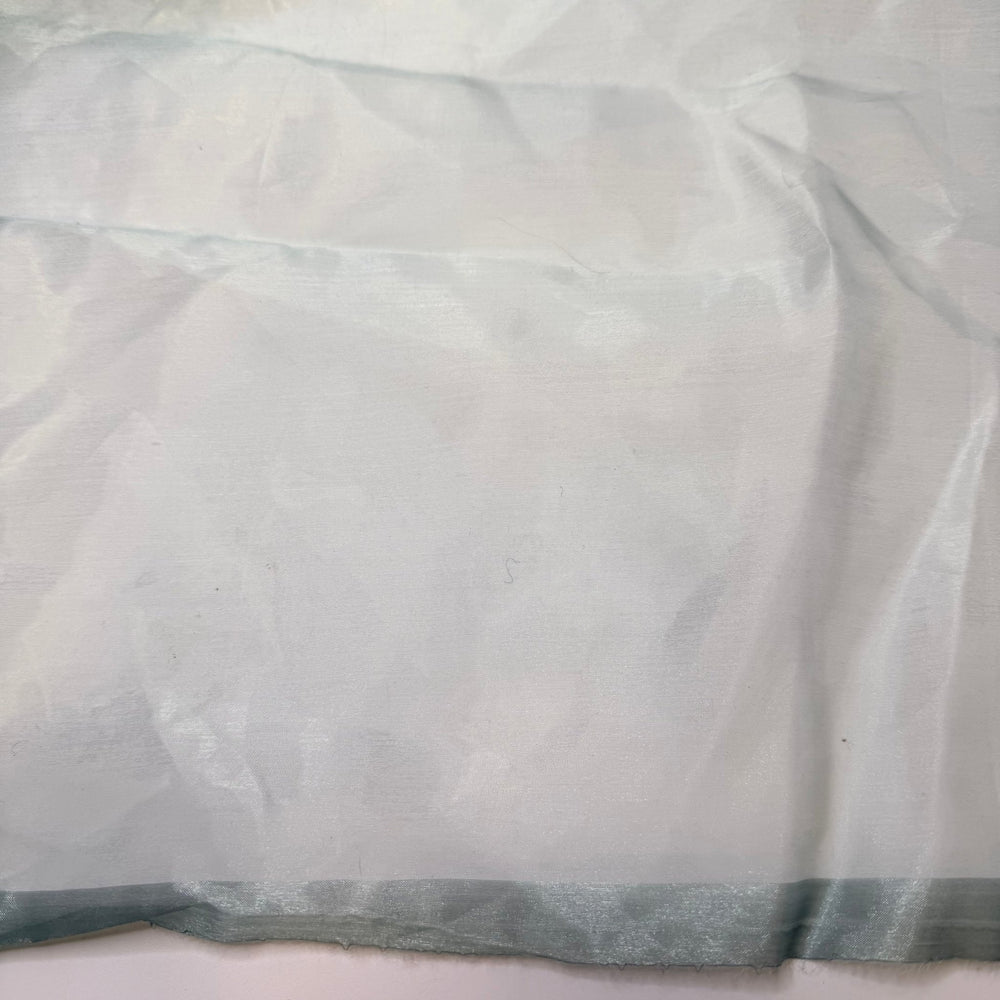 We Ran Out Of Ice - Organza Poly Woven - Light Blue - Bundles - True Deadstock fabric Fabric by private - Sustainable Textile | FABCYCLE