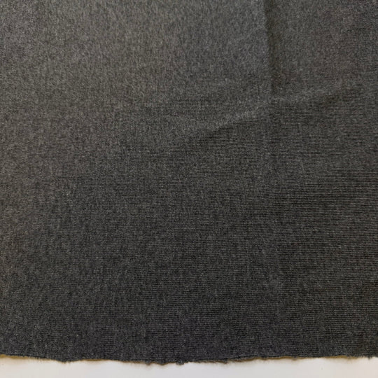We Survived Another Year - Rib Knit Bamboo Blend Knit - Dark Grey - 1M Bundle - True Deadstock fabric Fabric by private - Sustainable Textile | FABCYCLE
