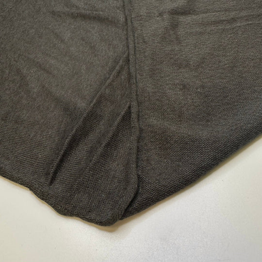 Weather Getting Colder - Natural Blend Knit - Dark Grey - 2M Bundle - True Deadstock fabric Fabric by private - Sustainable Textile | FABCYCLE