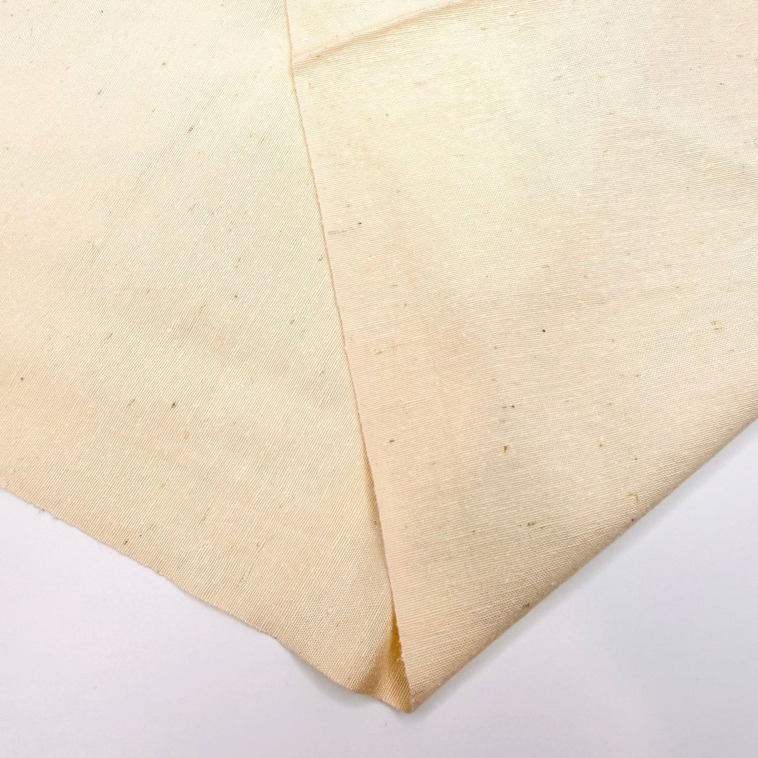 Wedding Gifts - Slub Silk Woven - Dark Cream - 2.3M Bundle - True Deadstock fabric Fabric by private - Sustainable Textile | FABCYCLE