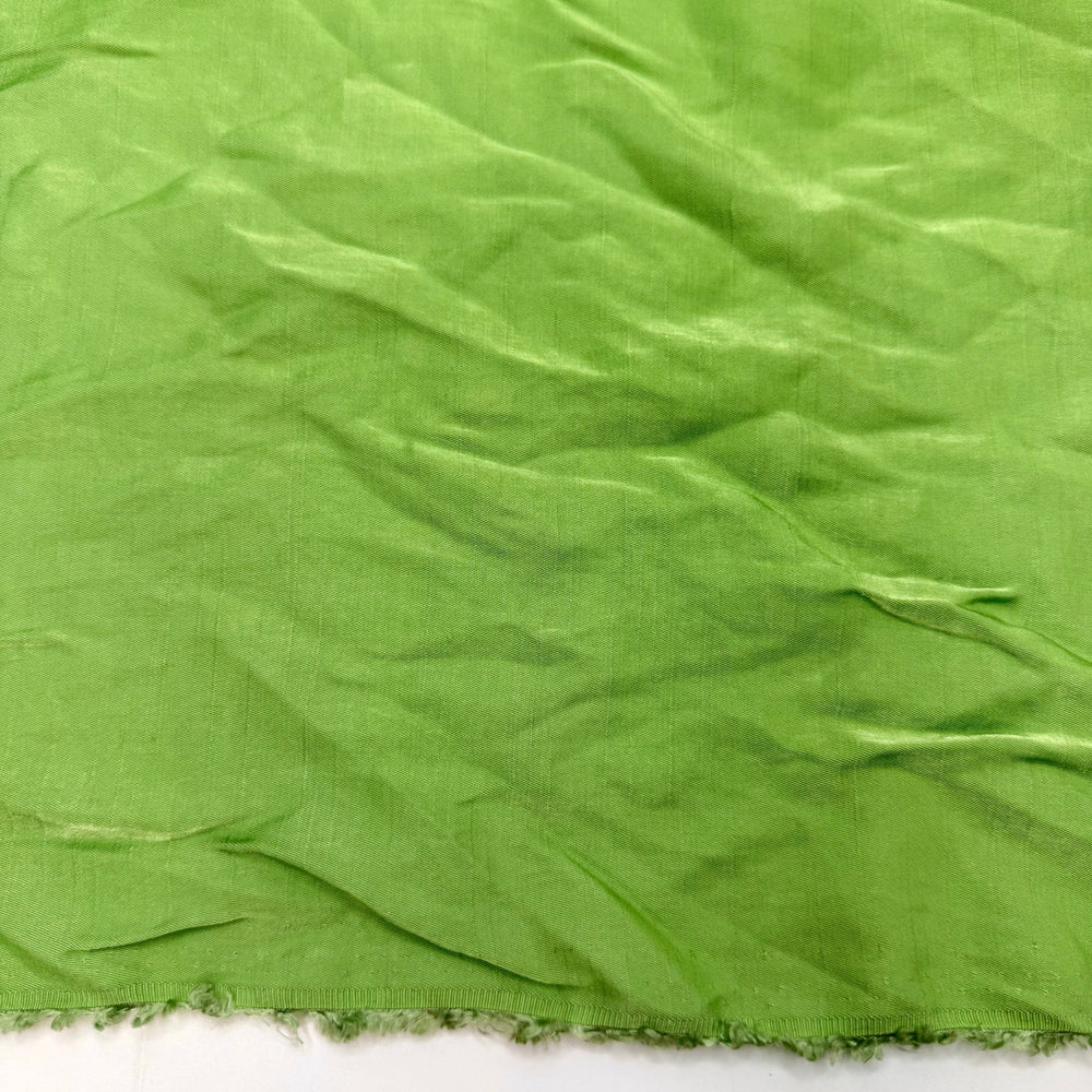 Wedding In The Garden - Slub Satin Poly/Rayon Woven - Light Green - 1.2M Bundle - True Deadstock fabric Fabric by private - Sustainable Textile | FABCYCLE