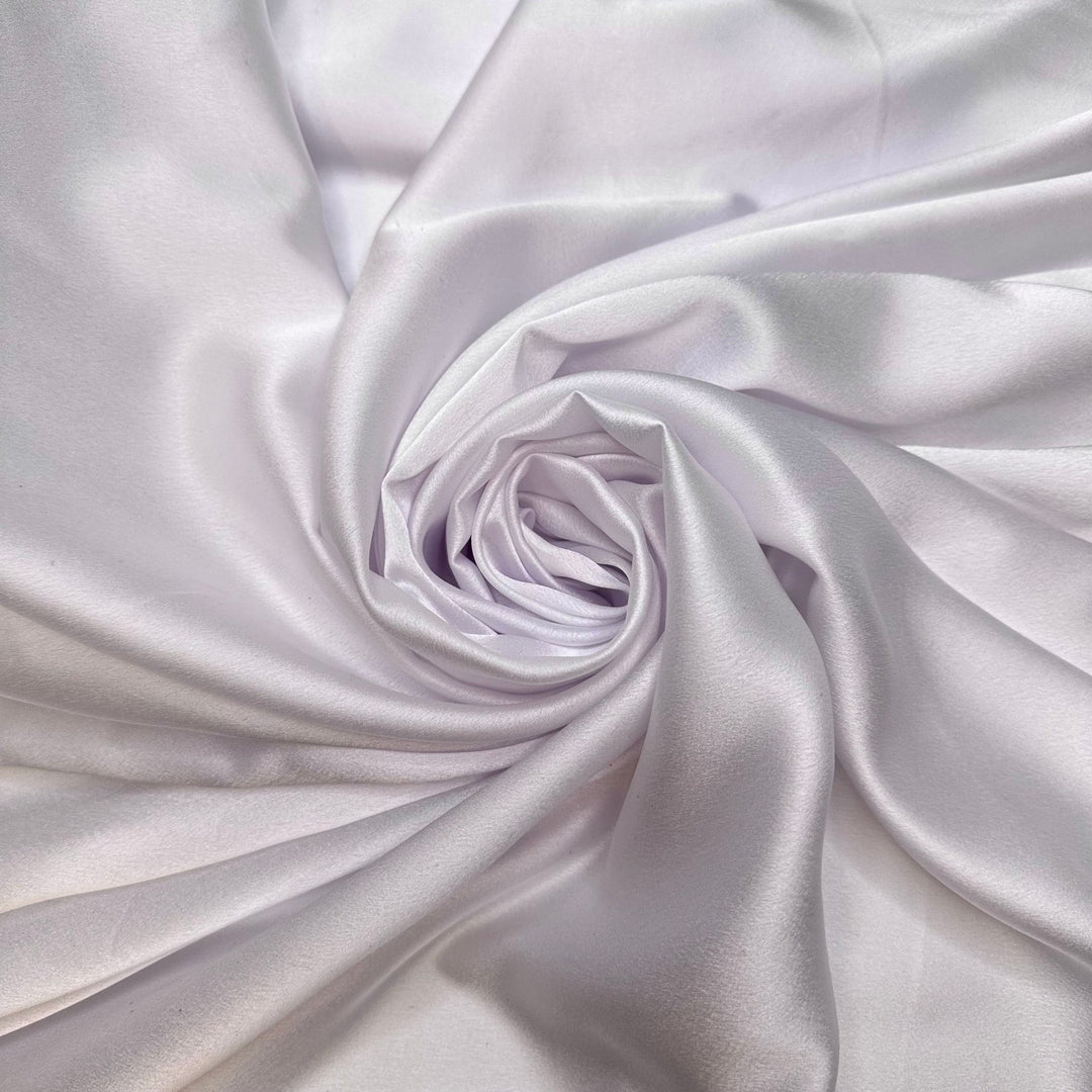 Wedding Planner - Satin Poly Woven - White - Bundles - True Deadstock fabric Fabric by private - Sustainable Textile | FABCYCLE