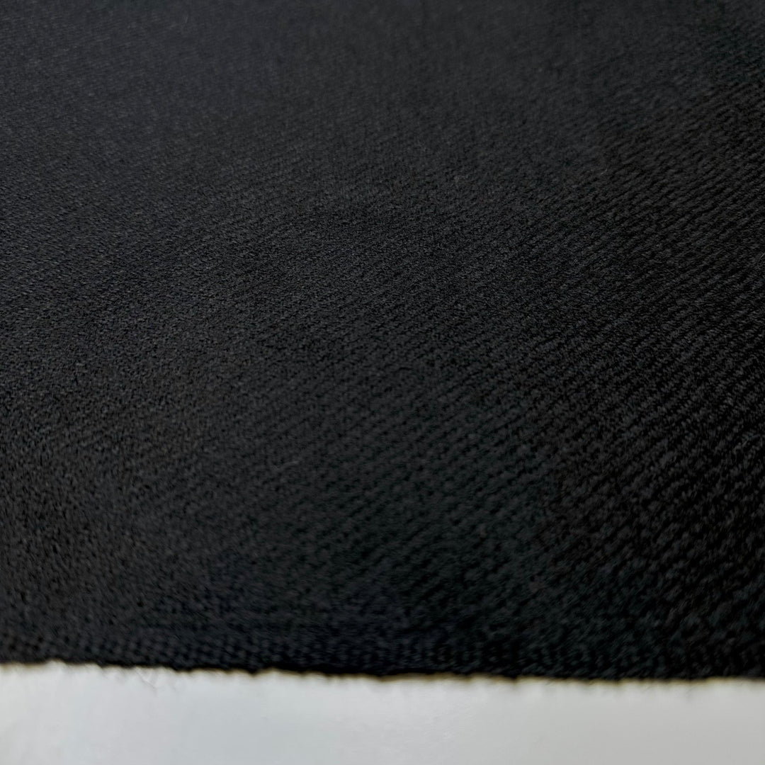 Wedding Tux - Wool Woven - Black - 1M Bundle - True Deadstock fabric Fabric by private - Sustainable Textile | FABCYCLE
