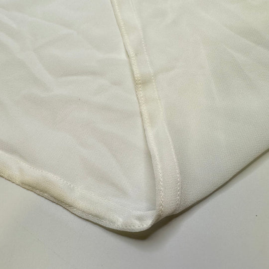 Weight Off My Shoulders - Crepe Poly Woven - Light Cream - 2.1M Bundle - True Deadstock fabric Fabric by private - Sustainable Textile | FABCYCLE