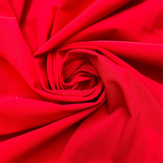 Well Loved Camping Gear - Water Resistant Polyester Blend Woven - Red - 2.7M Bundle - True Deadstock fabric Fabric by private - Sustainable Textile | FABCYCLE