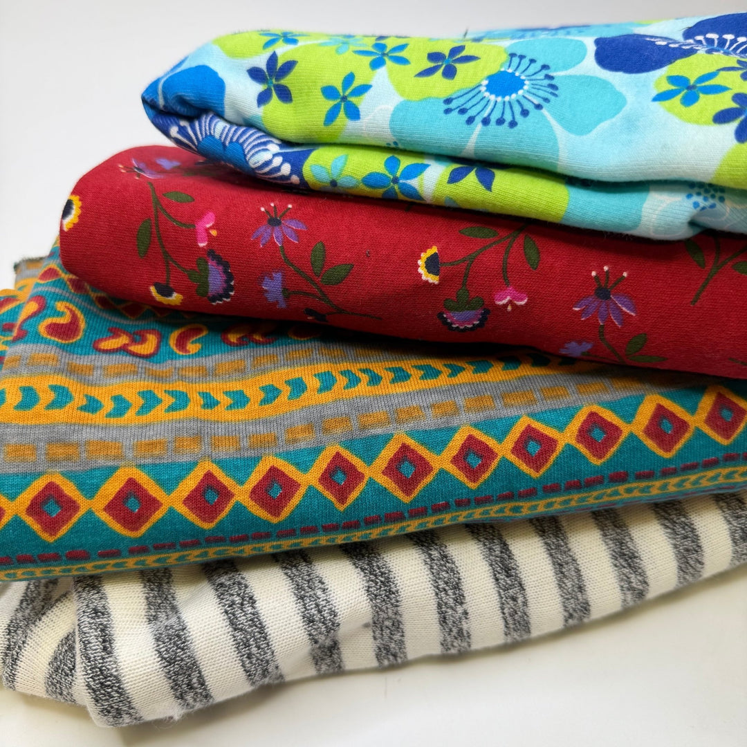 West Coast - Small Bundles - Fun 4 Pack - True Deadstock Fabric Fabric by FABCYCLE shop - Sustainable Textile | FABCYCLE