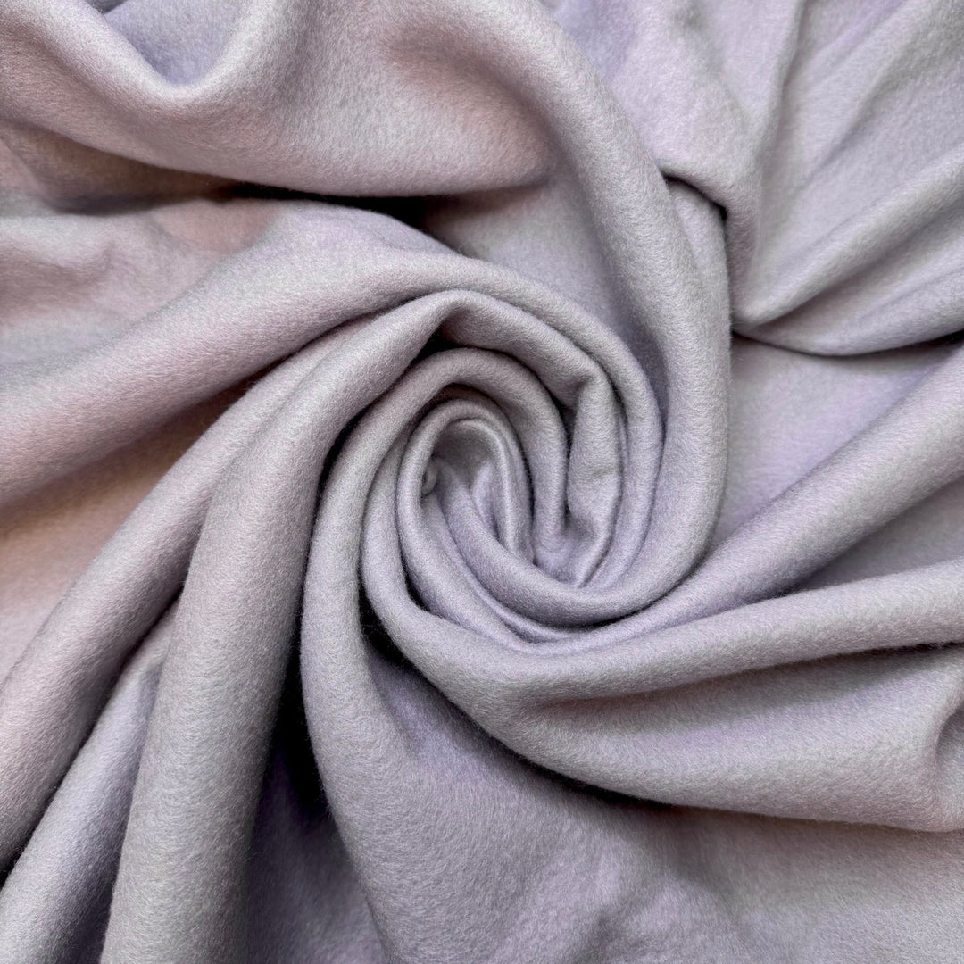 What A Cute Dog - Fleece Polyester Blend Knit - Light Grey - 2.2M Bundle - True Deadstock fabric Fabric by private - Sustainable Textile | FABCYCLE