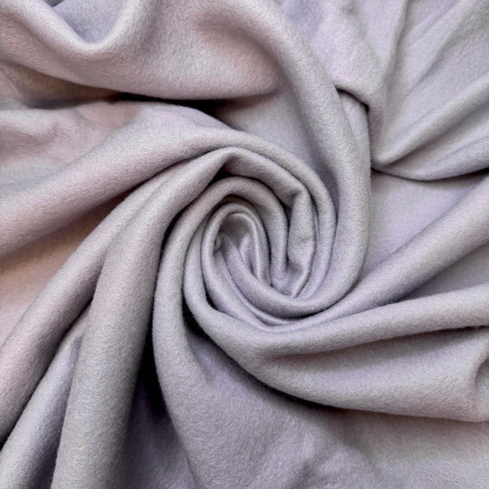 What A Cute Dog - Fleece Polyester Blend Knit - Light Grey - 2.2M Bundle - True Deadstock fabric Fabric by private - Sustainable Textile | FABCYCLE
