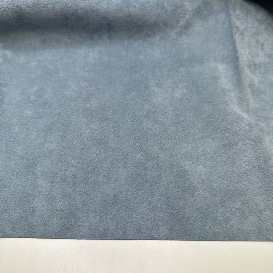 What A Lovely Day - Faux Ultra Suede Woven - Light Blue - 0.65M Bundle - True Deadstock fabric Fabric by private - Sustainable Textile | FABCYCLE