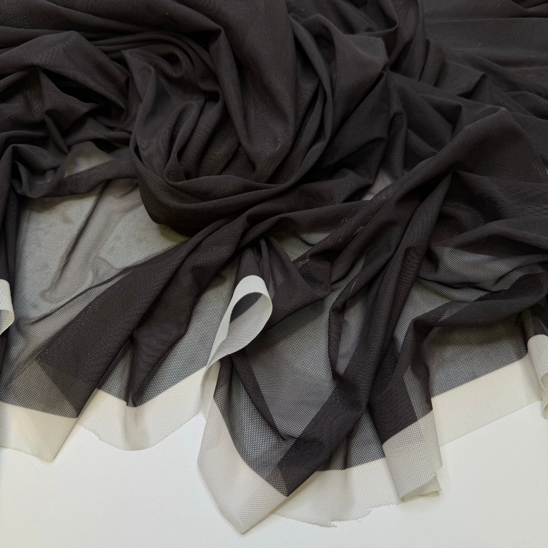 What A Mesh - Mesh Poly/Spandex Knit - Black - 2.2M Bundle - True Deadstock fabric Fabric by private - Sustainable Textile | FABCYCLE