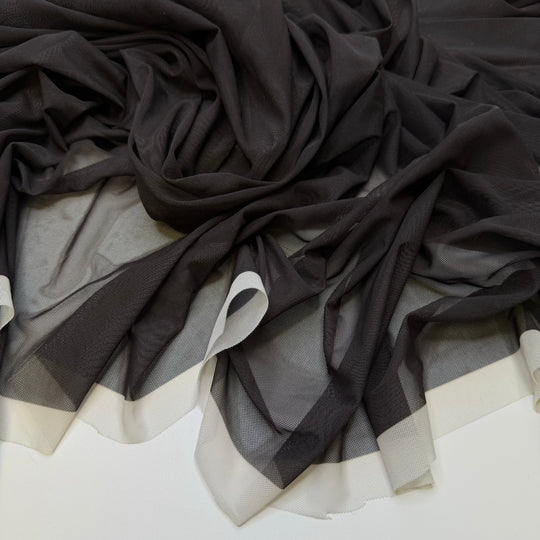 What A Mesh - Mesh Poly/Spandex Knit - Black - 2.2M Bundle - True Deadstock fabric Fabric by private - Sustainable Textile | FABCYCLE