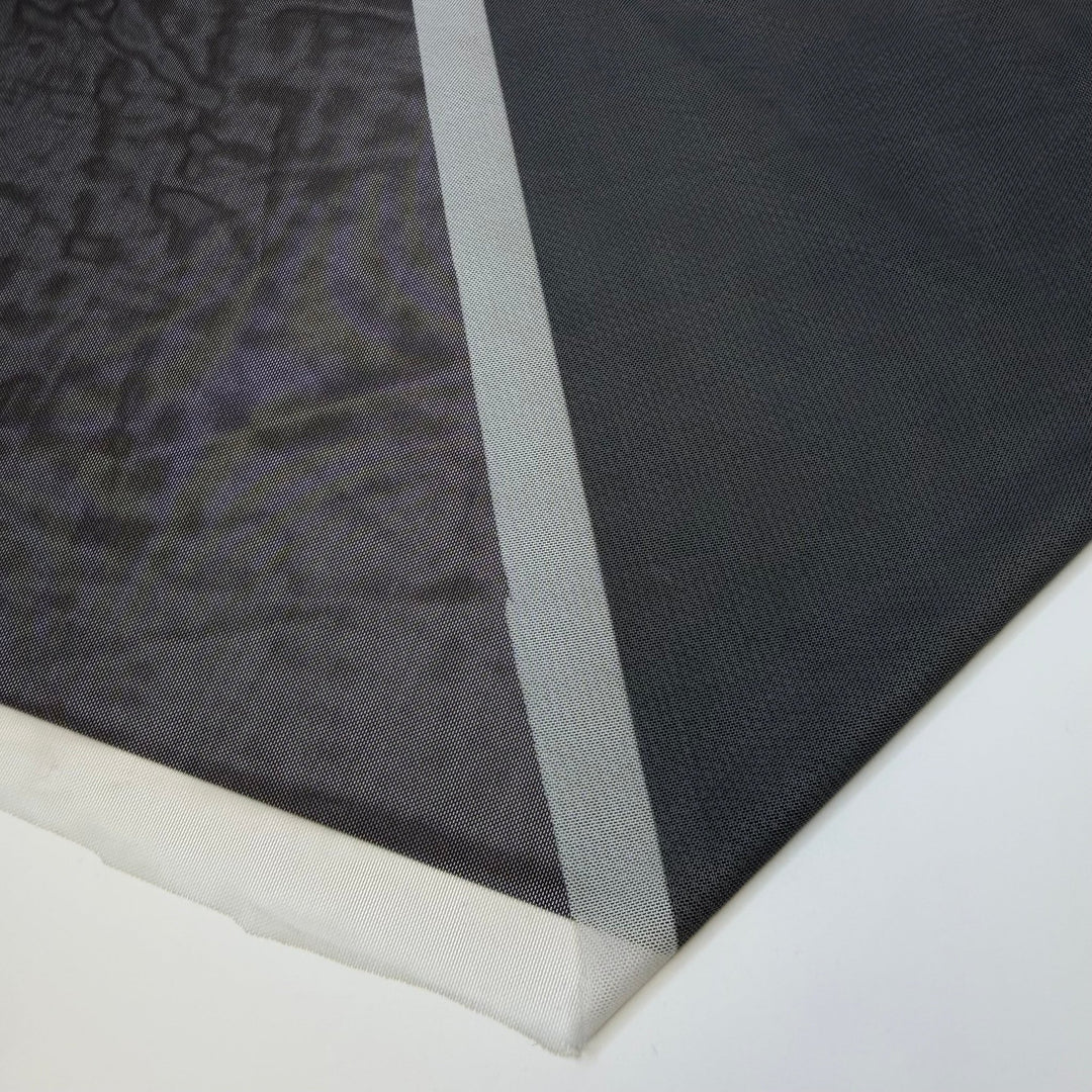 What A Mesh - Mesh Poly/Spandex Knit - Black - 2.2M Bundle - True Deadstock fabric Fabric by private - Sustainable Textile | FABCYCLE