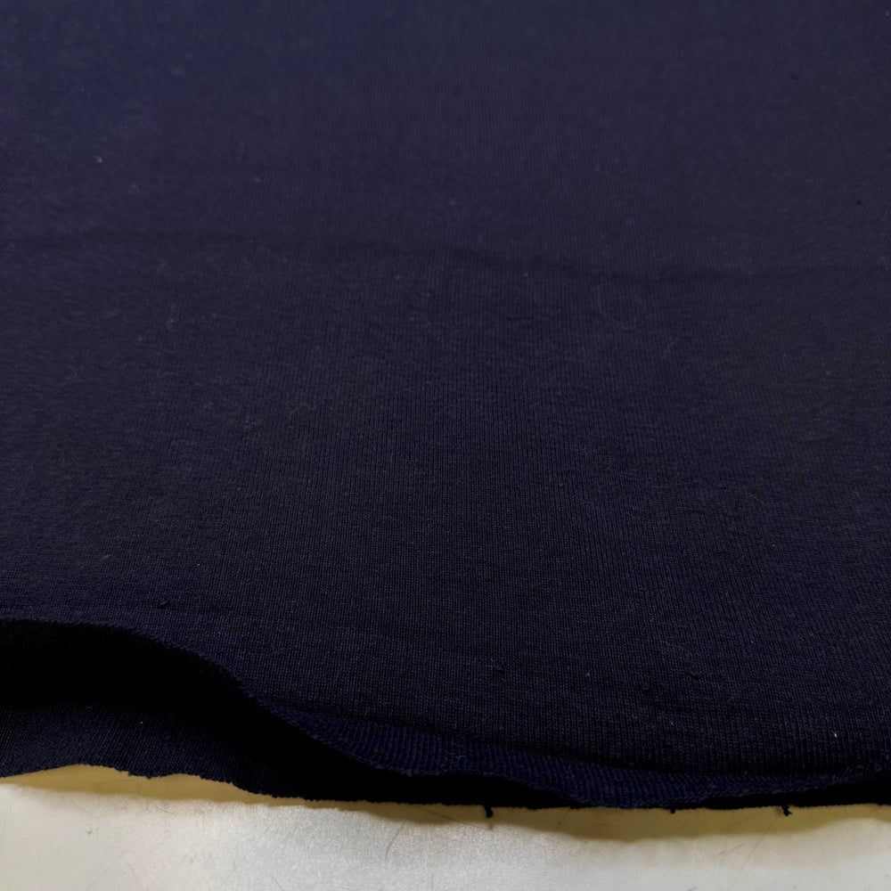 What Is Old Is New Again - Tubular Rib Knit Cotton Knit - Navy - 1M Bundle - True Deadstock fabric Fabric by private - Sustainable Textile | FABCYCLE