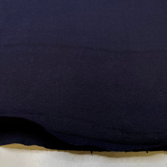 What Is Old Is New Again - Tubular Rib Knit Cotton Knit - Navy - 1M Bundle - True Deadstock fabric Fabric by private - Sustainable Textile | FABCYCLE