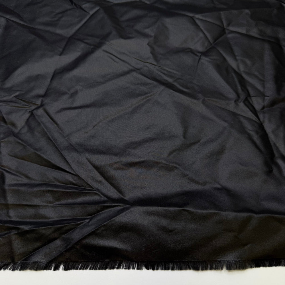 What Was I Going To Make With This - Water Resistant Nylon Blend Woven - Black - 1.8M Bundle - True Deadstock fabric Fabric by private - Sustainable Textile | FABCYCLE