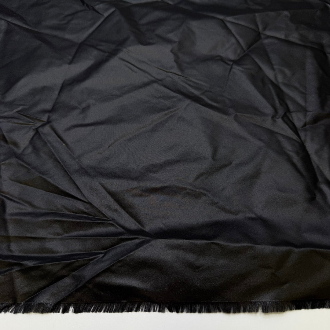 What Was I Going To Make With This - Water Resistant Nylon Blend Woven - Black - 1.8M Bundle - True Deadstock fabric Fabric by private - Sustainable Textile | FABCYCLE