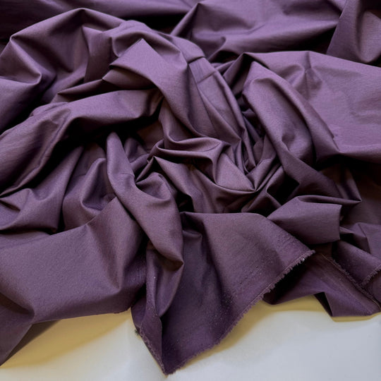 What Year Is It - Nylon Blend Woven - Dark Purple - 2.8M Bundle - True Deadstock fabric Fabric by private - Sustainable Textile | FABCYCLE