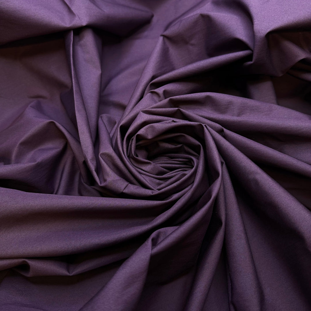 What Year Is It - Nylon Blend Woven - Dark Purple - 2.8M Bundle - True Deadstock fabric Fabric by private - Sustainable Textile | FABCYCLE