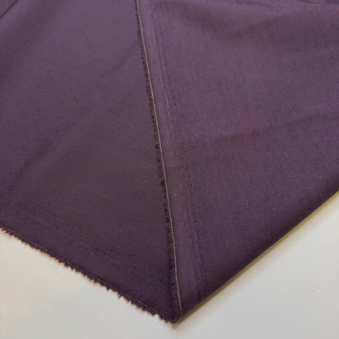 What Year Is It - Nylon Blend Woven - Dark Purple - 2.8M Bundle - True Deadstock fabric Fabric by private - Sustainable Textile | FABCYCLE