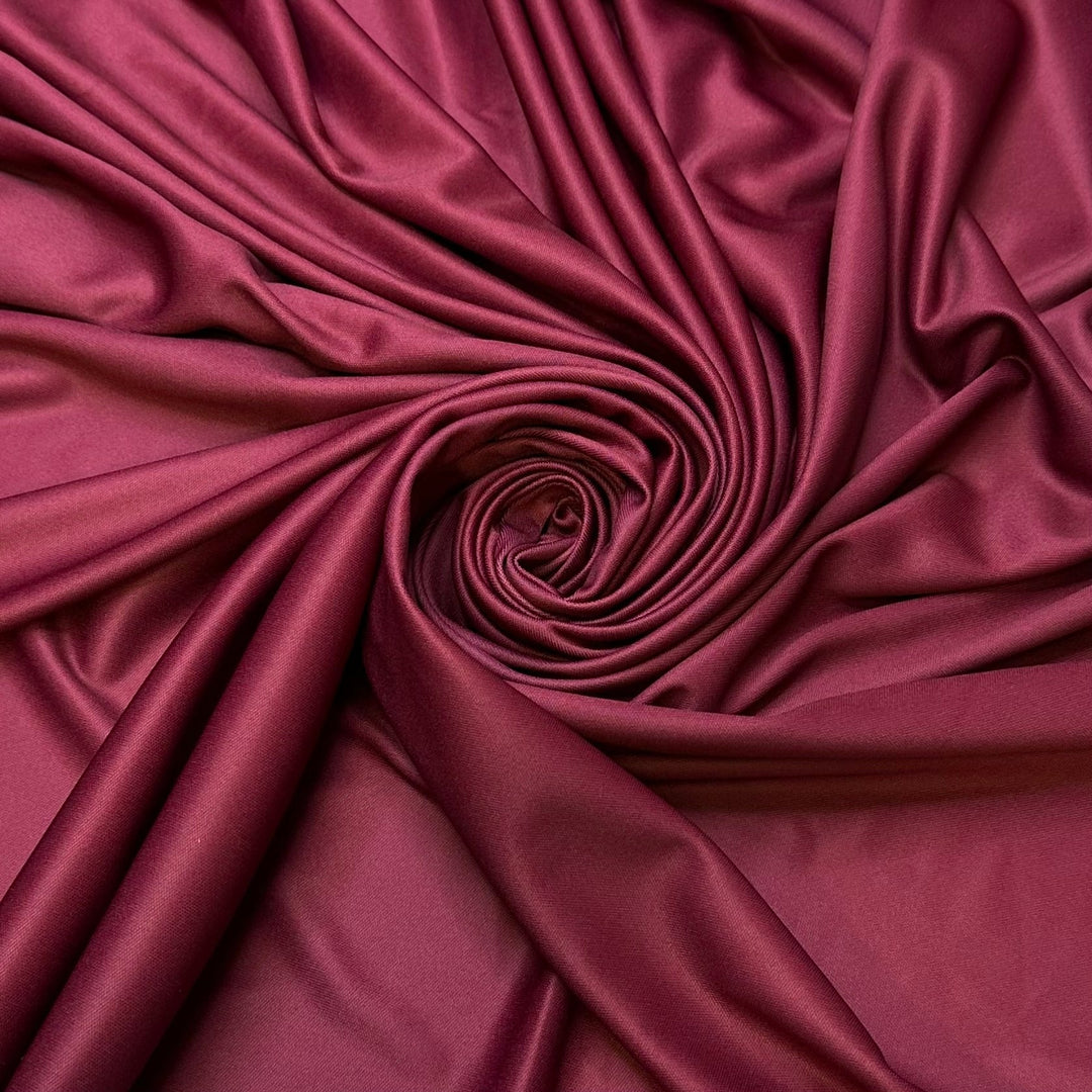Wheelbarrow Racing - Chitosante Poly Knit - Light Burgundy - 2.65M Bundle - True Deadstock fabric Fabric by private - Sustainable Textile | FABCYCLE