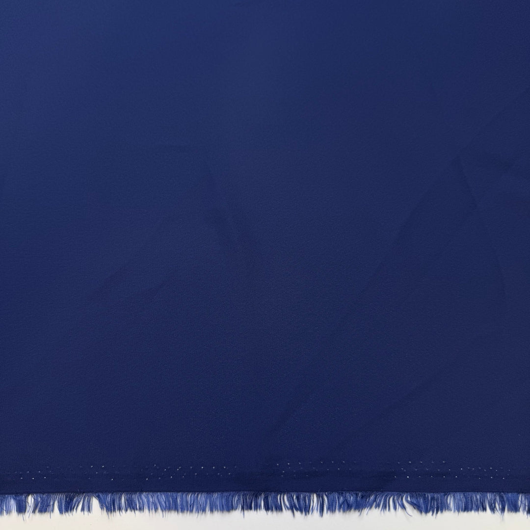 When It Rains - Chiffon Poly Woven - Dark Blue - Bundles - True Deadstock fabric Fabric by private - Sustainable Textile | FABCYCLE