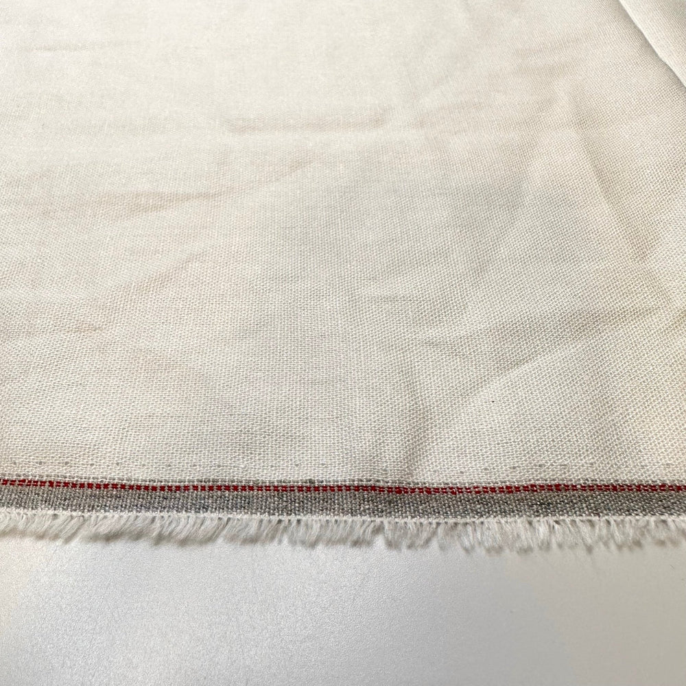Whipped Cream - Cotton/Linen Woven - White - Bundles - True Deadstock fabric Fabric by private - Sustainable Textile | FABCYCLE