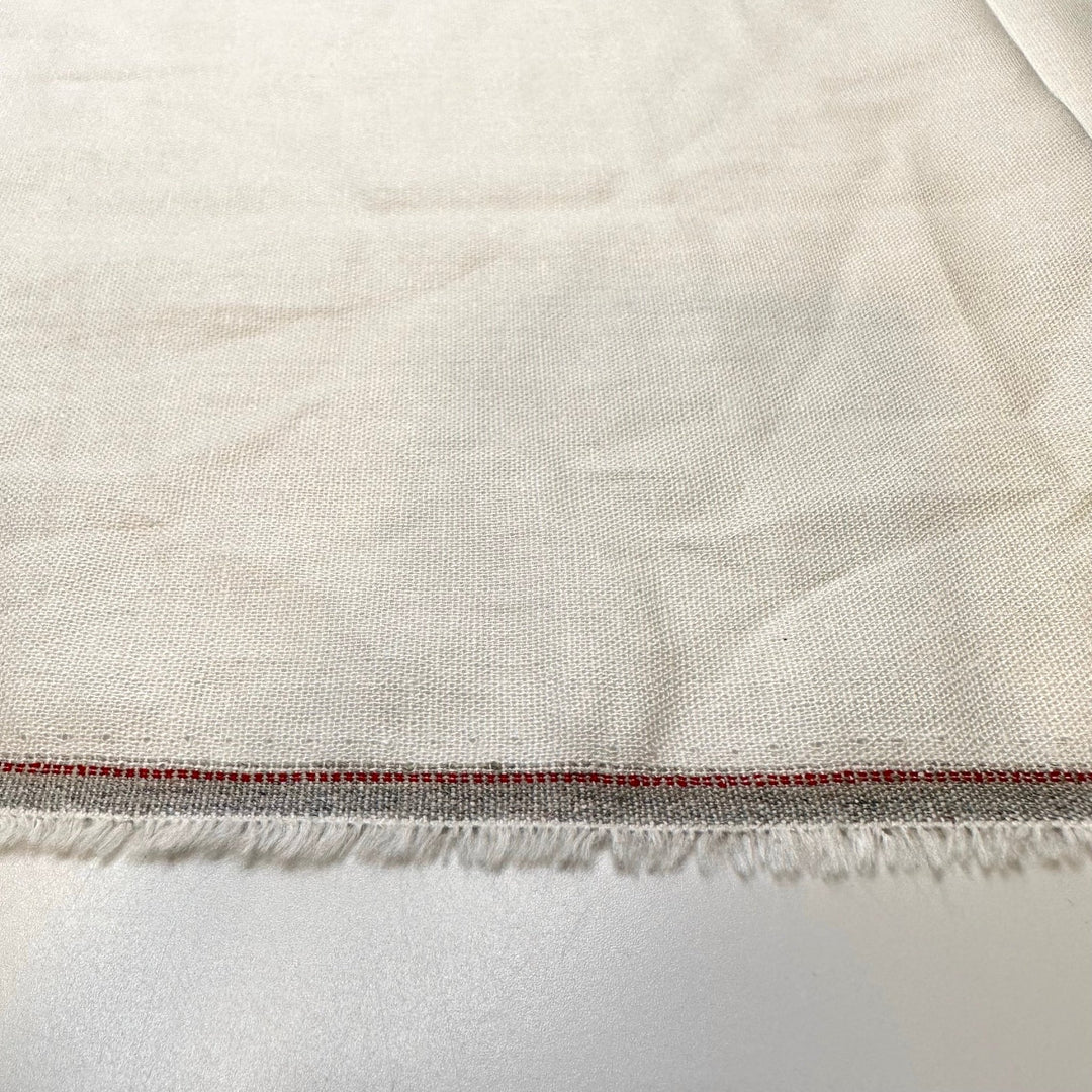 Whipped Cream - Cotton/Linen Woven - White - Bundles - True Deadstock fabric Fabric by private - Sustainable Textile | FABCYCLE