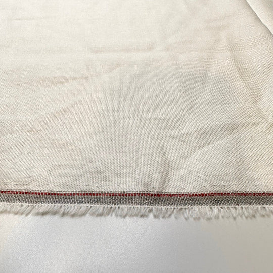 Whipped Cream - Cotton/Linen Woven - White - Bundles - True Deadstock fabric Fabric by private - Sustainable Textile | FABCYCLE