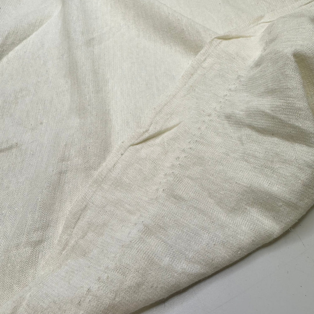 Whipping Cream - Jersey Linen Blend Knit - Cream - Bundles - True Deadstock fabric Fabric by private - Sustainable Textile | FABCYCLE