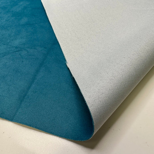 Whirlpool Bathtub - Synthetic Blend Woven - Blue - Bundles - True Deadstock fabric Fabric by private - Sustainable Textile | FABCYCLE