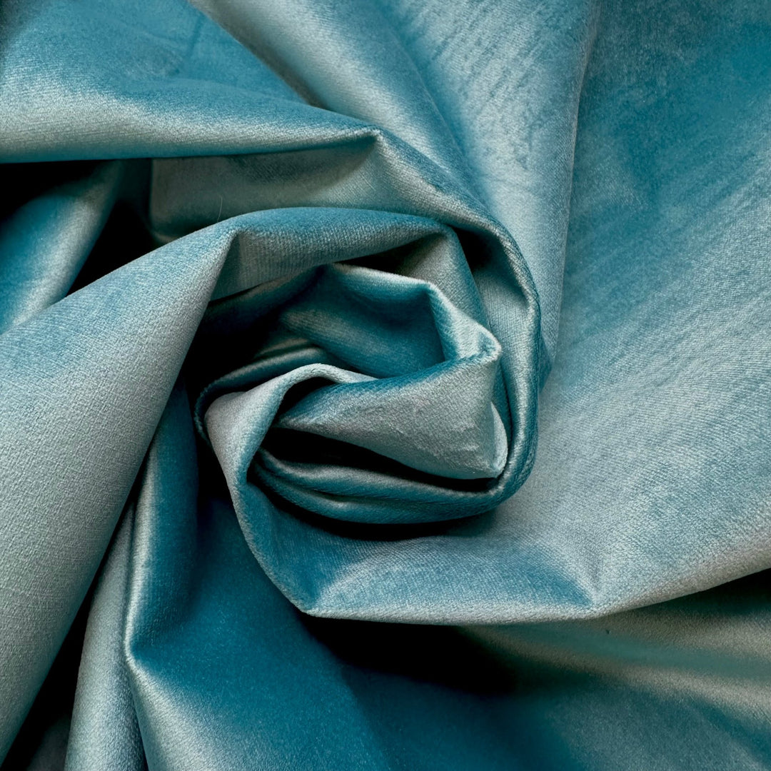 Whirlpool Bathtub - Synthetic Blend Woven - Blue - Bundles - True Deadstock fabric Fabric by private - Sustainable Textile | FABCYCLE