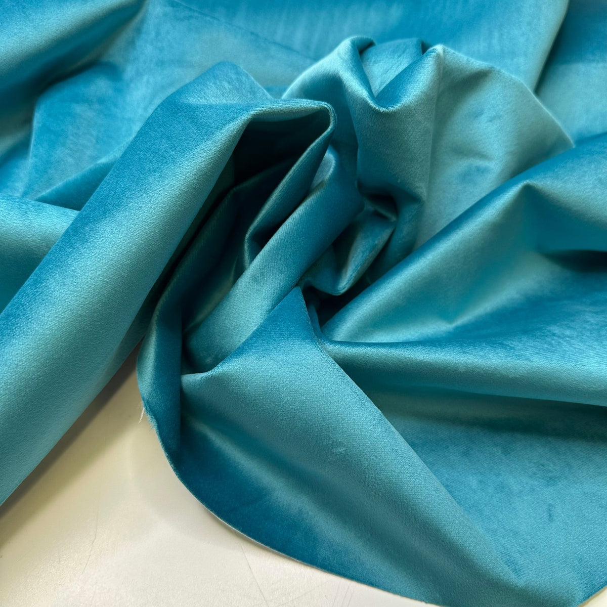 Whirlpool Bathtub - Synthetic Blend Woven - Blue - Bundles - True Deadstock fabric Fabric by private - Sustainable Textile | FABCYCLE