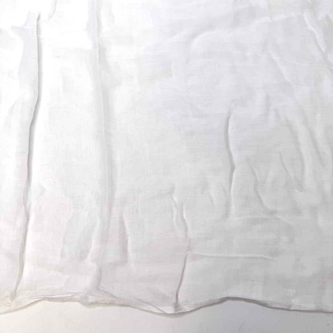 Whisper - Gauze Cotton Woven - White - 2M Bundle - True Deadstock fabric Fabric by private - Sustainable Textile | FABCYCLE