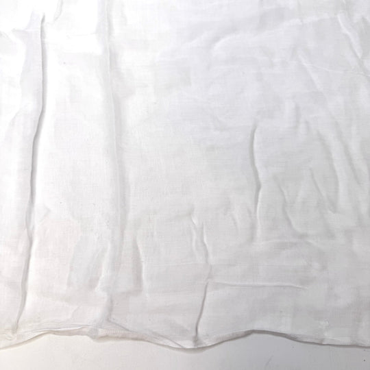 Whisper - Gauze Cotton Woven - White - 2M Bundle - True Deadstock fabric Fabric by private - Sustainable Textile | FABCYCLE