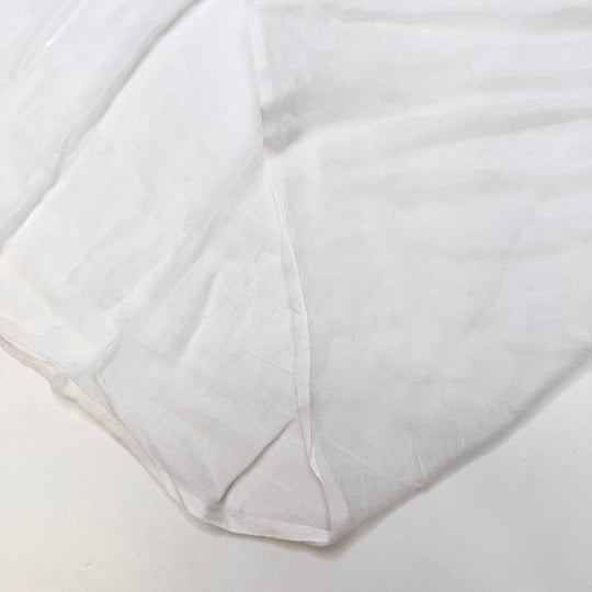 Whisper - Gauze Cotton Woven - White - 2M Bundle - True Deadstock fabric Fabric by private - Sustainable Textile | FABCYCLE