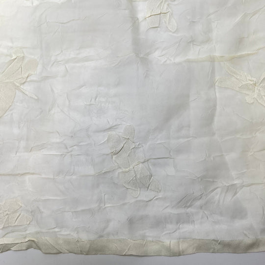 White Balance - Poly/Cotton Woven - Cream Dragonflies - 1M Bundle - True Deadstock fabric Fabric by private - Sustainable Textile | FABCYCLE