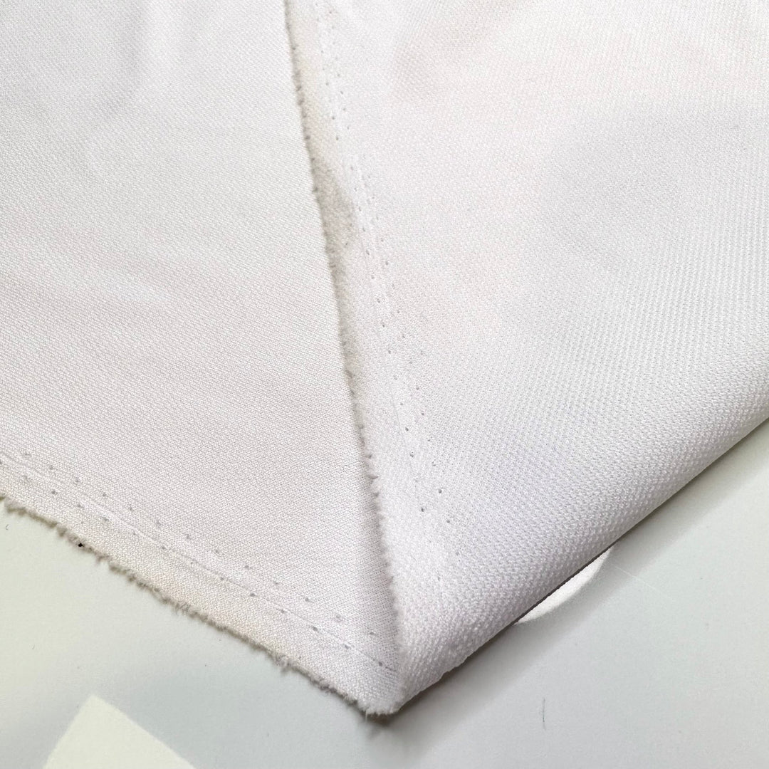 White Noise - Polyester Blend Knit - Off White - 2.55M Bundle - True Deadstock fabric Fabric by private - Sustainable Textile | FABCYCLE