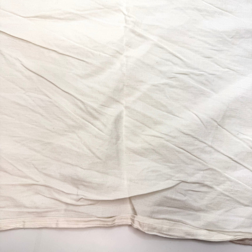 White Sand Beach - Cotton Woven - Light Cream/White - 2.75M Bundle - True Deadstock fabric Fabric by private - Sustainable Textile | FABCYCLE