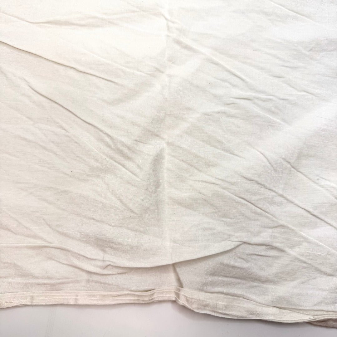 White Sand Beach - Cotton Woven - Light Cream/White - 2.75M Bundle - True Deadstock fabric Fabric by private - Sustainable Textile | FABCYCLE