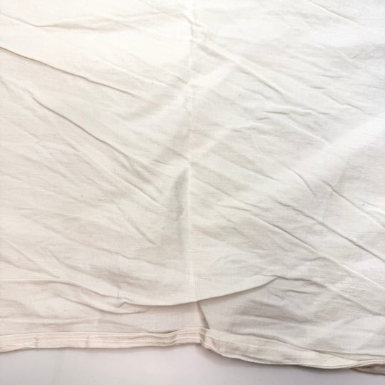 White Sand Beach - Cotton Woven - Light Cream/White - 2.75M Bundle - True Deadstock fabric Fabric by private - Sustainable Textile | FABCYCLE