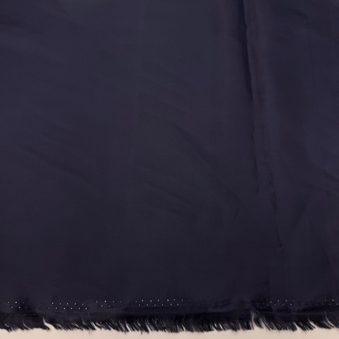Why Yes I Did Make This - Polyester Blend Woven - Dark Navy - 2.5M Bundle - True Deadstock fabric Fabric by private - Sustainable Textile | FABCYCLE