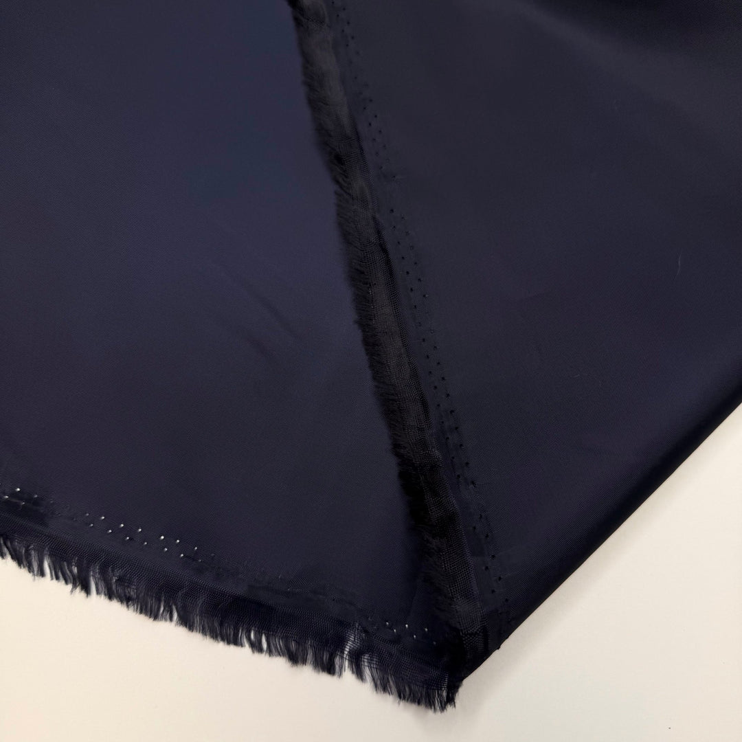 Why Yes I Did Make This - Polyester Blend Woven - Dark Navy - 2.5M Bundle - True Deadstock fabric Fabric by private - Sustainable Textile | FABCYCLE