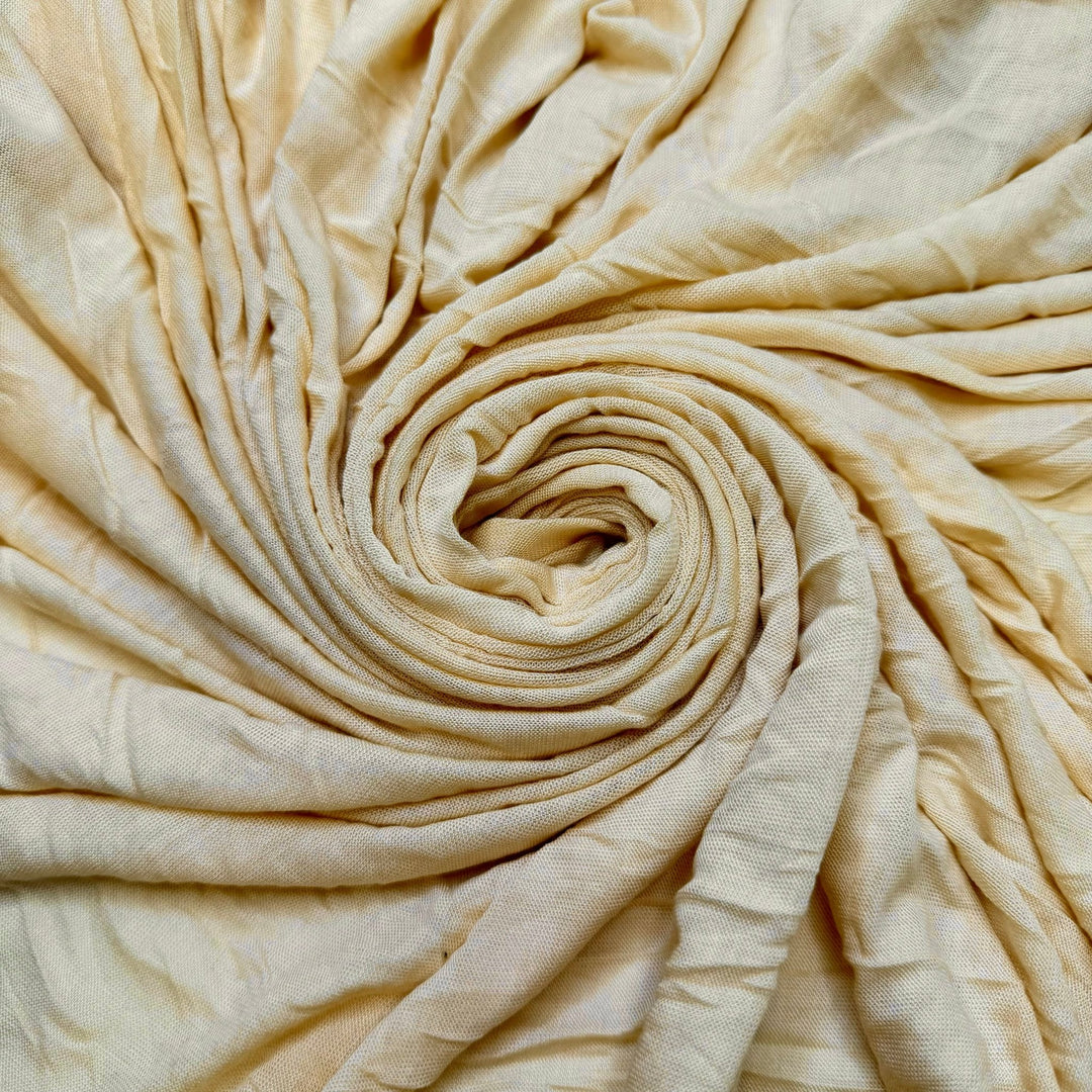 Wild Chamomile - Jersey Modal/Silk Knit - Dark Cream - 3.6M Bundle - True Deadstock fabric Fabric by private - Sustainable Textile | FABCYCLE