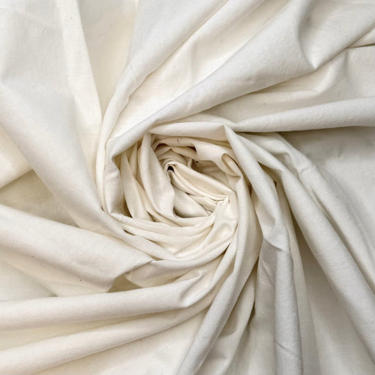 Window Shopping - Cotton Woven - White - 1M Bundle - True Deadstock fabric Fabric by private - Sustainable Textile | FABCYCLE