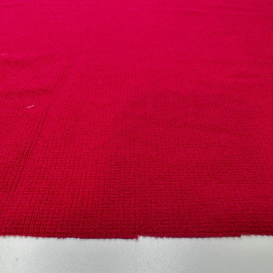 Wine Stained Lips - Polyester Blend Knit - Magenta - 0.8M Bundle - True Deadstock fabric Fabric by private - Sustainable Textile | FABCYCLE