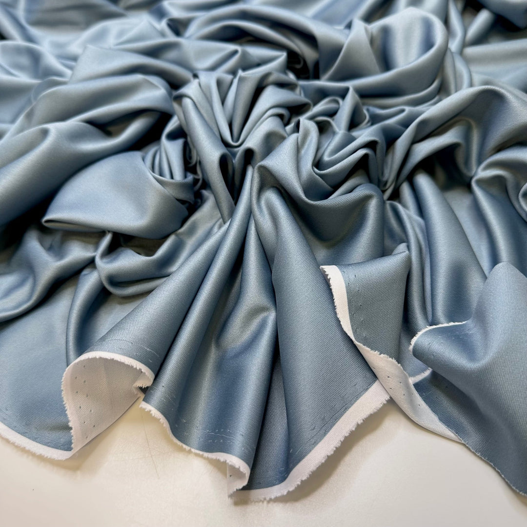 Wing Suiting - Chitosante Poly Knit - Light Blue - 2M Bundle - True Deadstock fabric Fabric by private - Sustainable Textile | FABCYCLE