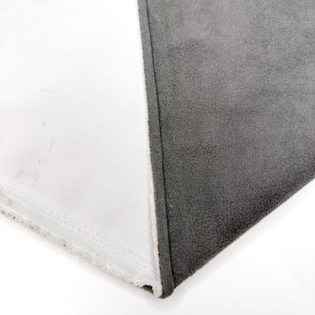 Winging It Stretchy - Soft Shell Poly/Nylon Knit - White/Grey - 0.85M Bundle - True Deadstock fabric Fabric by private - Sustainable Textile | FABCYCLE