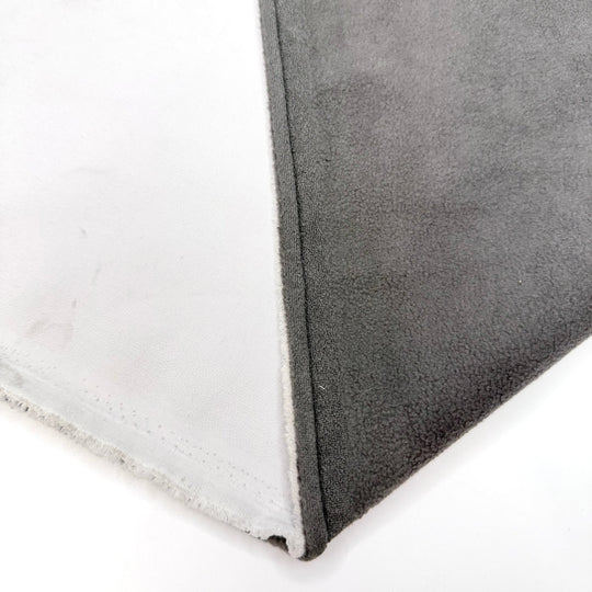 Winging It Stretchy - Soft Shell Poly/Nylon Knit - White/Grey - 0.85M Bundle - True Deadstock fabric Fabric by private - Sustainable Textile | FABCYCLE