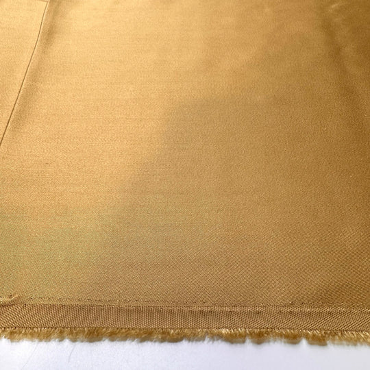 Winning A Contest - Polyester Blend Woven - Gold - 2M Bundle - True Deadstock fabric Fabric by private - Sustainable Textile | FABCYCLE