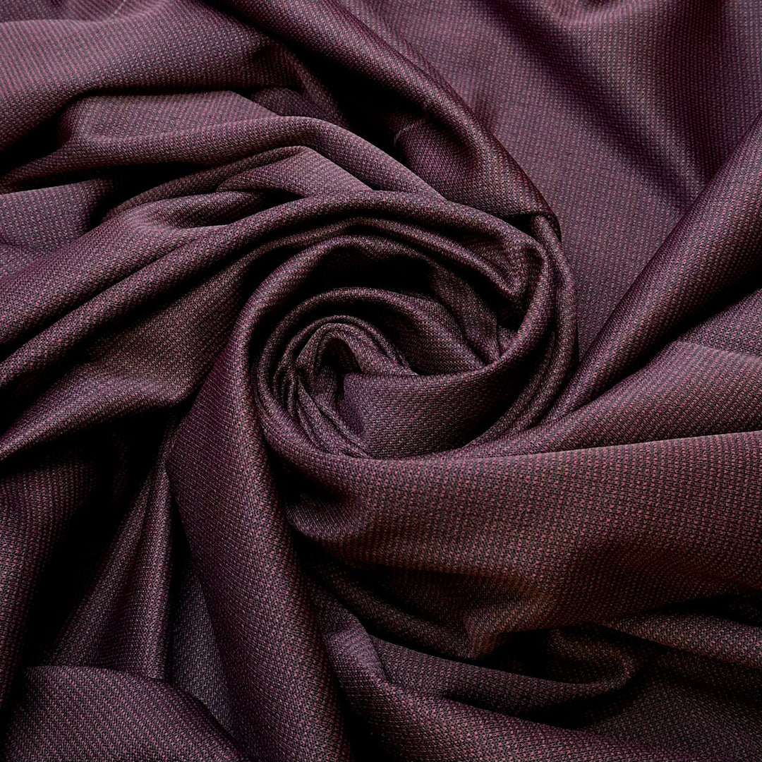 Winning A Free Room Upgrade - Polyester Blend Knit - Black/Burgundy - 1.15M Bundle - True Deadstock fabric Fabric by private - Sustainable Textile | FABCYCLE